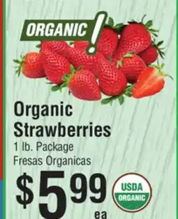 Smart & Final Organic Strawberries offer
