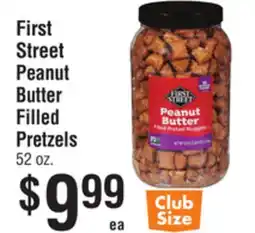 Smart & Final First Street Peanut Butter Filled Mazola Pretzels offer