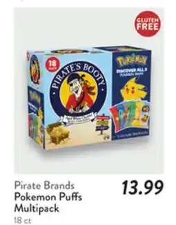 Fresh Thyme Pirate Brands Pokemon Puffs Multipack offer