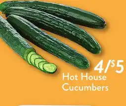 Fresh Thyme Hot House Cucumbers offer