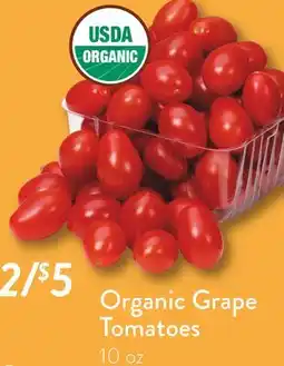 Fresh Thyme Organic Grape Tomatoes offer
