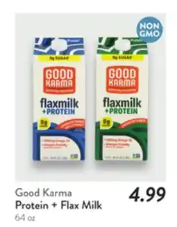 Fresh Thyme Good Karma Protein + Flax Milk offer