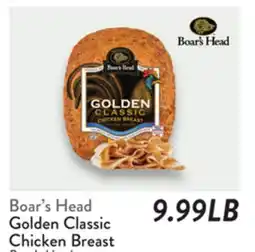 Fresh Thyme Boar's Head Golden Classic Chicken Breast offer