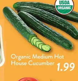 Fresh Thyme Organic Medium Hot House Cucumber offer
