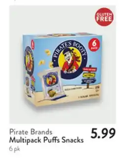 Fresh Thyme Pirate Brands Multipack Puffs Snacks offer