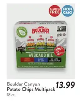 Fresh Thyme Boulder Canyon Potato Chips Multipack offer