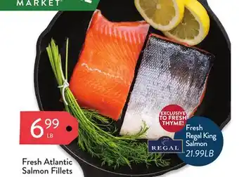 Fresh Thyme Fresh Atlantic Salmon Fillets offer