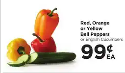 Food 4 Less Red, Orange or Yellow Bell Peppers offer