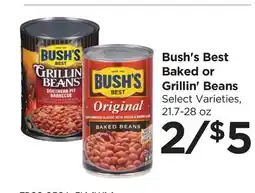 Food 4 Less Bush's Best Baked or Grillin' Beans offer