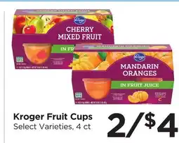 Food 4 Less Kroger Fruit Cups offer