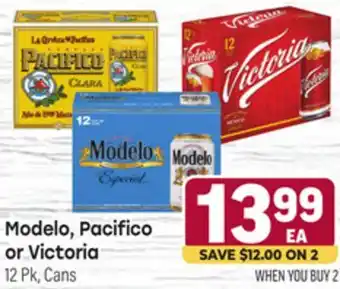 Tony’s Fresh Market Modelo, Pacifico or Victoria offer