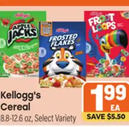 Tony’s Fresh Market Kellogg's Cereal offer