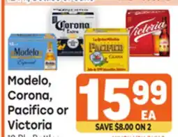 Tony’s Fresh Market Modelo, Corona, Pacifico or Victoria offer