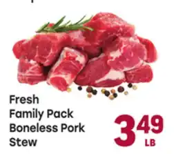 Tony’s Fresh Market Fresh Family Pack Boneless Pork Stew Stew offer
