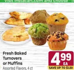 Tony’s Fresh Market Fresh Baked Turnovers or Muffins offer
