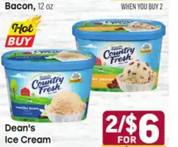 Tony’s Fresh Market Dean's Ice Cream offer