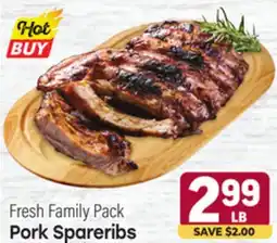 Tony’s Fresh Market Fresh Family Pack Pork Spareribs offer