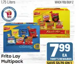 Tony’s Fresh Market Frito Lay Multipack offer