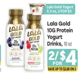 Tony’s Fresh Market Lala Gold 10G Protein 10G Protein Yogurt offer