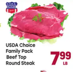 Tony’s Fresh Market USDA Choice Family Pack Beef Top Round Steak offer