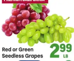 Tony’s Fresh Market Red or Green Seedless Grapes offer