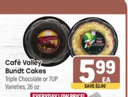 Tony’s Fresh Market Café Valley Bundt Cakes offer
