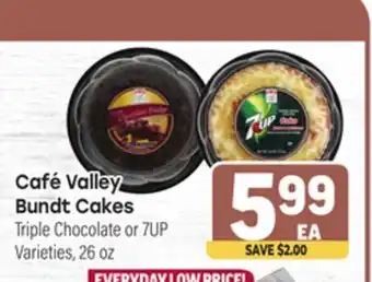 Tony’s Fresh Market Café Valley Bundt Cakes offer