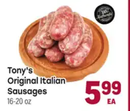 Tony’s Fresh Market Tony's Original Italian Sausages offer
