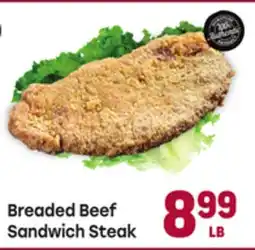 Tony’s Fresh Market Breaded Beef Sandwich Steak offer