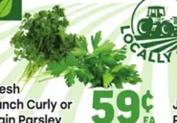 Tony’s Fresh Market Bunch Curly or Plain Parsley offer