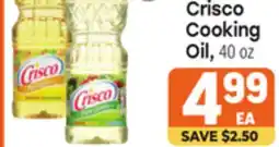Tony’s Fresh Market Crisco Cooking Oil offer
