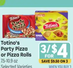 Tony’s Fresh Market Totino's Party Pizza or Pizza Rolls offer