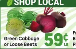 Tony’s Fresh Market Green Cabbage or Loose Beets offer