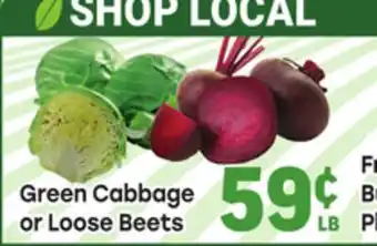 Tony’s Fresh Market Green Cabbage or Loose Beets offer