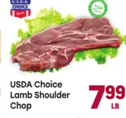 Tony’s Fresh Market USDA Choice Lamb Shoulder Chop offer