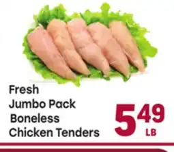 Tony’s Fresh Market Fresh Jumbo Pack Boneless Chicken Tenders offer