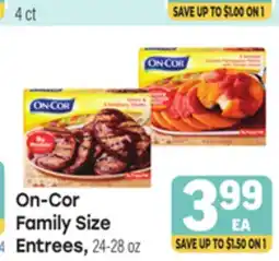 Tony’s Fresh Market On-Cor Family Size Entrees offer