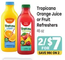 Tony’s Fresh Market Tropicana Orange Juice offer