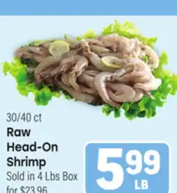 Tony’s Fresh Market Raw Head-On Shrimp offer