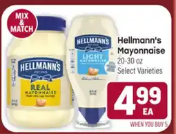 Tony’s Fresh Market Hellmann's Mayonnaise offer