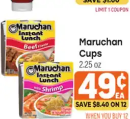Tony’s Fresh Market Maruchan Cups offer