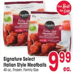 Jewel-Osco Signature Select Italian Style Meatballs offer