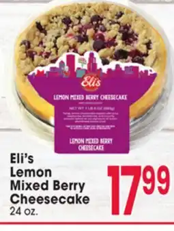 Jewel-Osco Eli's Lemon Mixed Berry Cheesecake offer