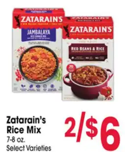 Jewel-Osco Zatarain's Rice Mix offer