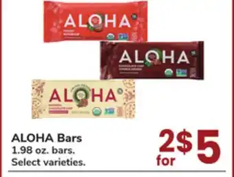 Jewel-Osco ALOHA Bars offer