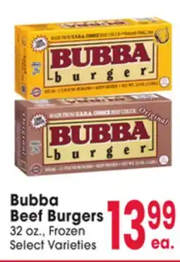 Jewel-Osco Bubba Beef Burgers offer
