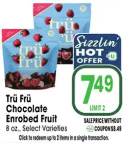 Jewel-Osco Trü Frü Chocolate Enrobed Fruit offer