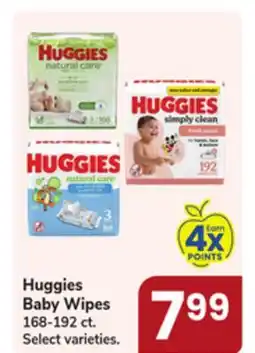 Jewel-Osco Huggies Baby Wipes offer