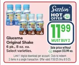 Jewel-Osco Glucerna Original Shake offer