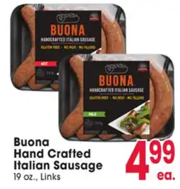 Jewel-Osco Buona Hand Crafted Italian Sausage offer